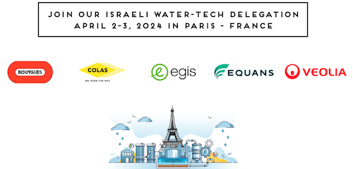 Israeli WaterTech in Paris | April 2-3, 2024